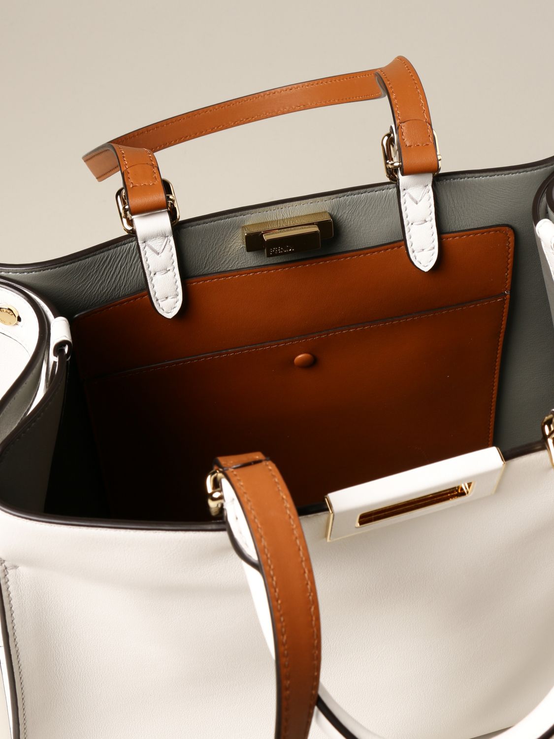 FENDI Shoulder bag women Shoulder Bag Fendi Women Yellow Cream