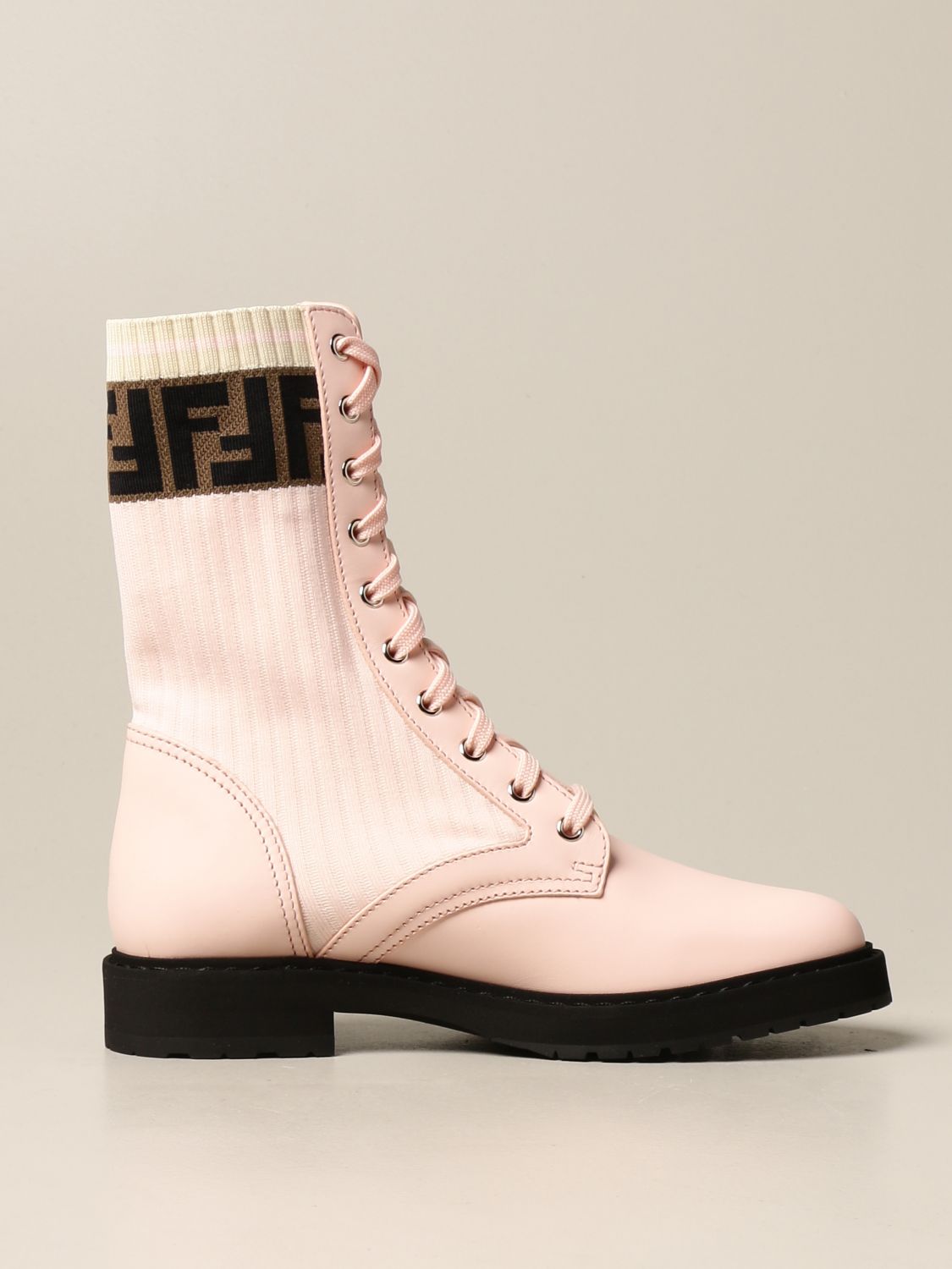 fendi pink boots