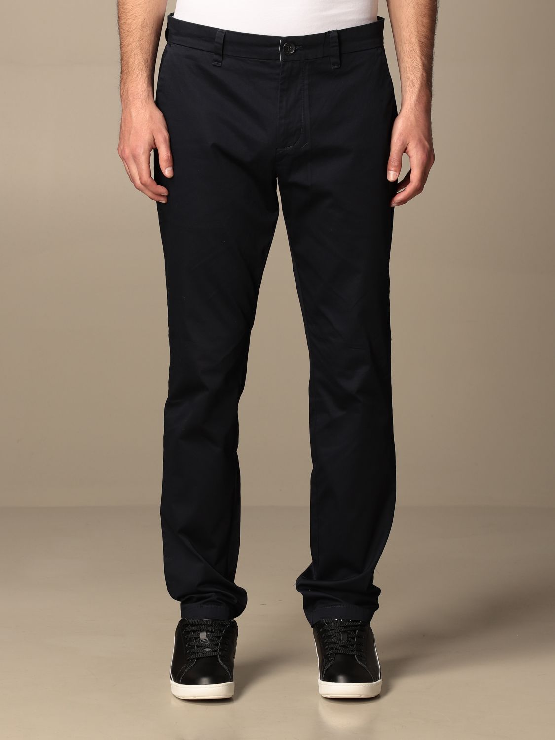 Armani Exchange Chino trousers in stretch cotton