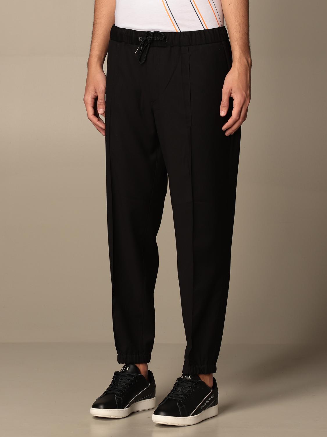 ARMANI EXCHANGE jogging trousers in technical fabric Pants Armani