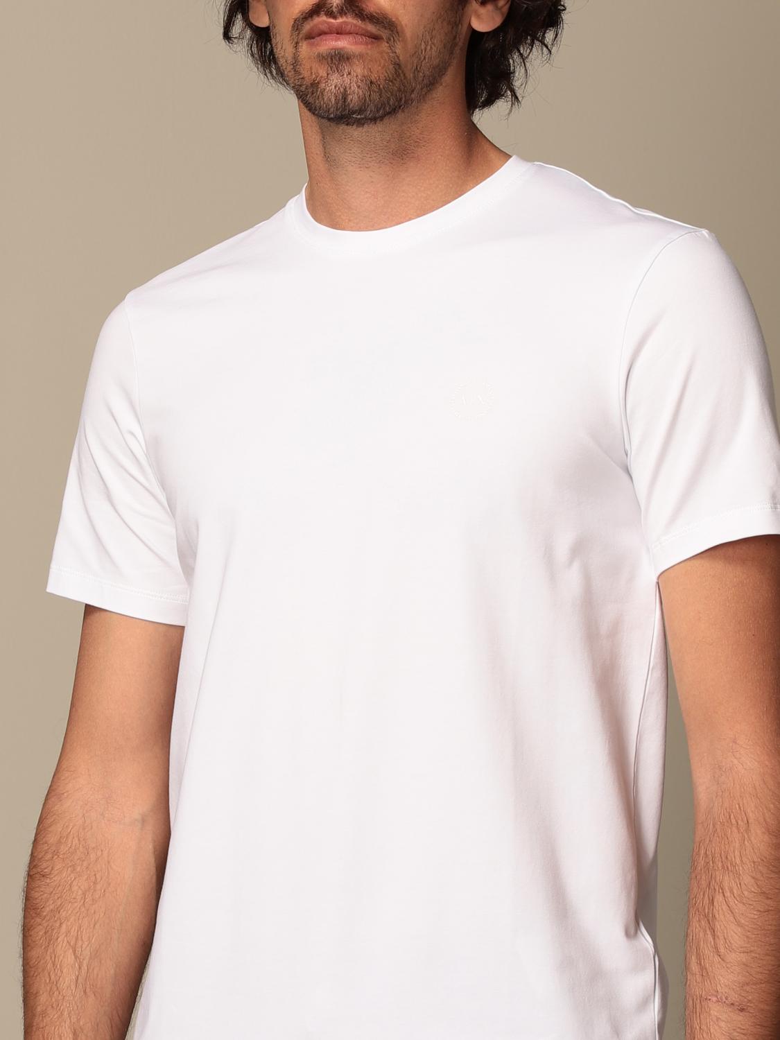 armani exchange plain white t shirt