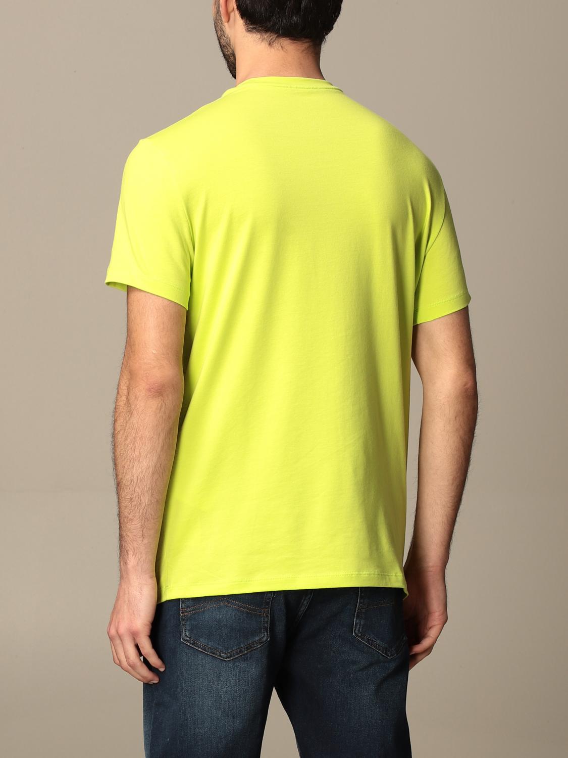 lime green armani exchange shirt