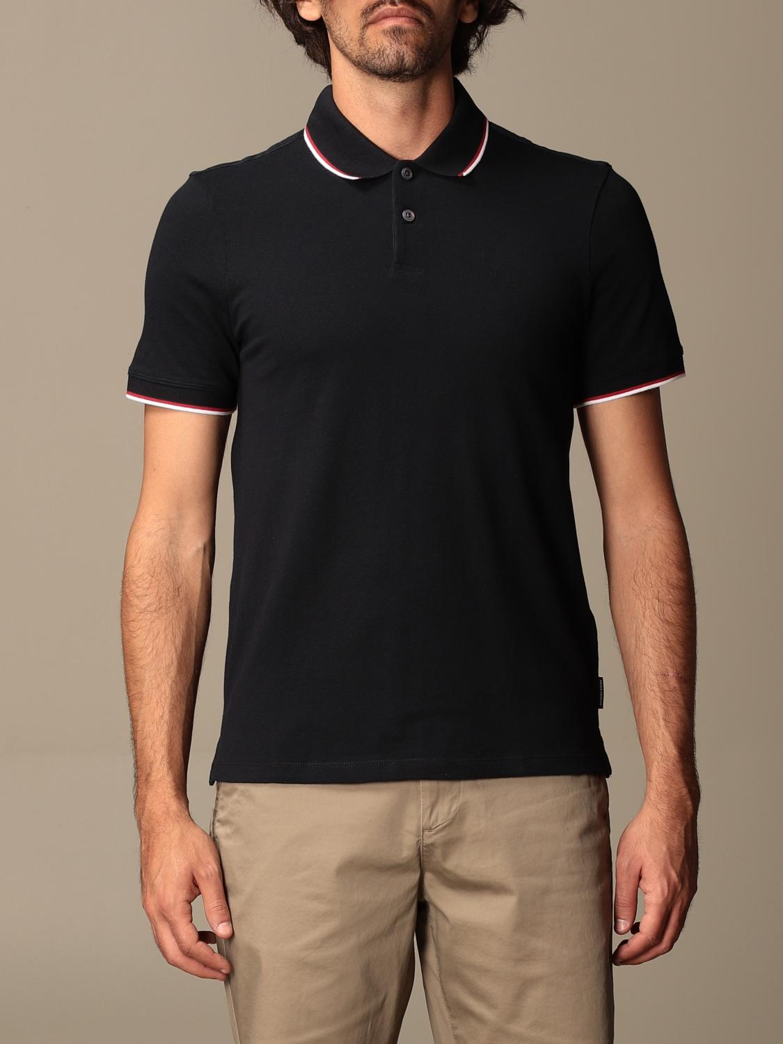 Armani Exchange Black Polo Online Discounted, Save 41% 