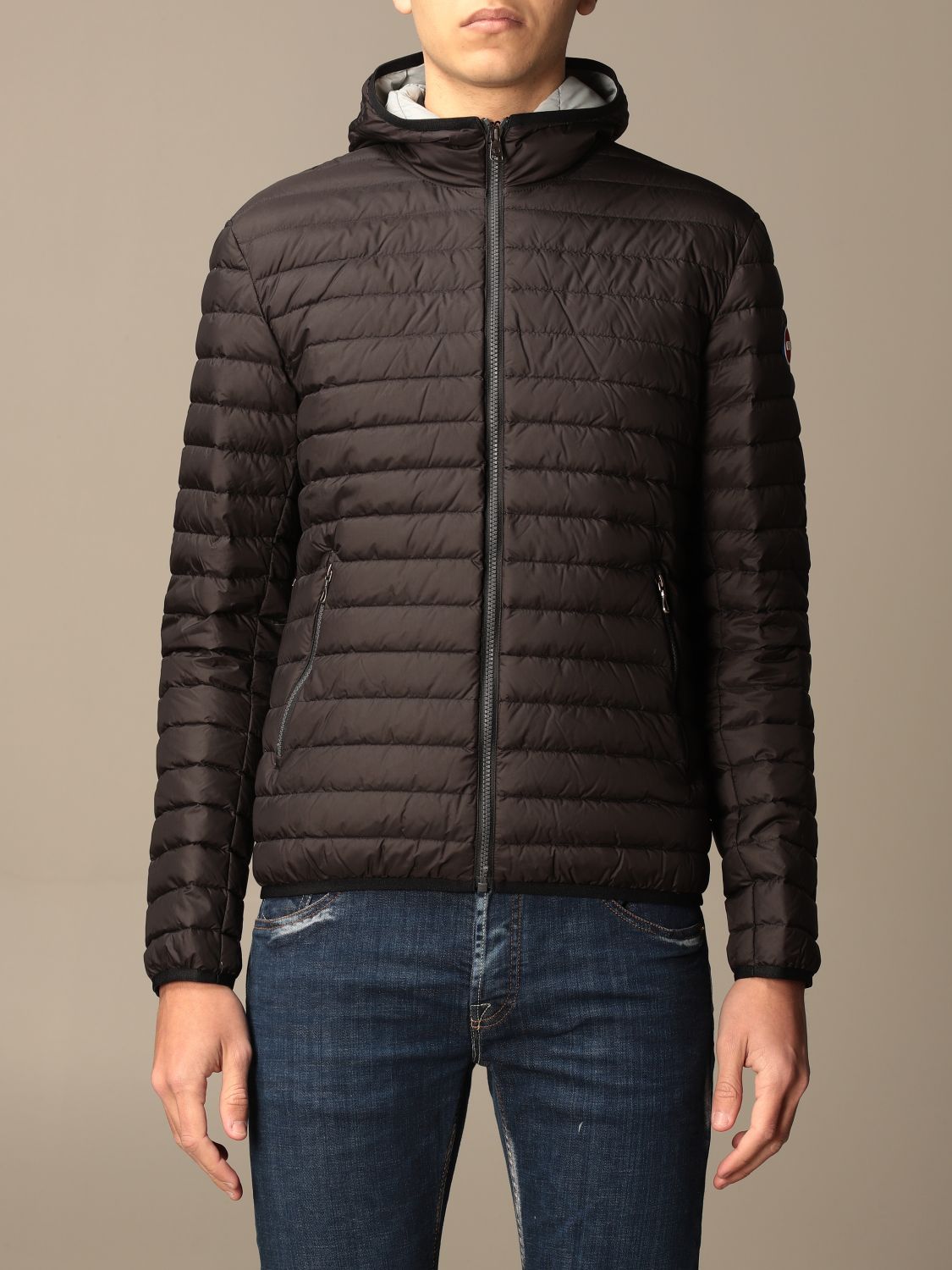 COLMAR: down jacket in nylon 100 grams - Black | Colmar jacket 1277R ...