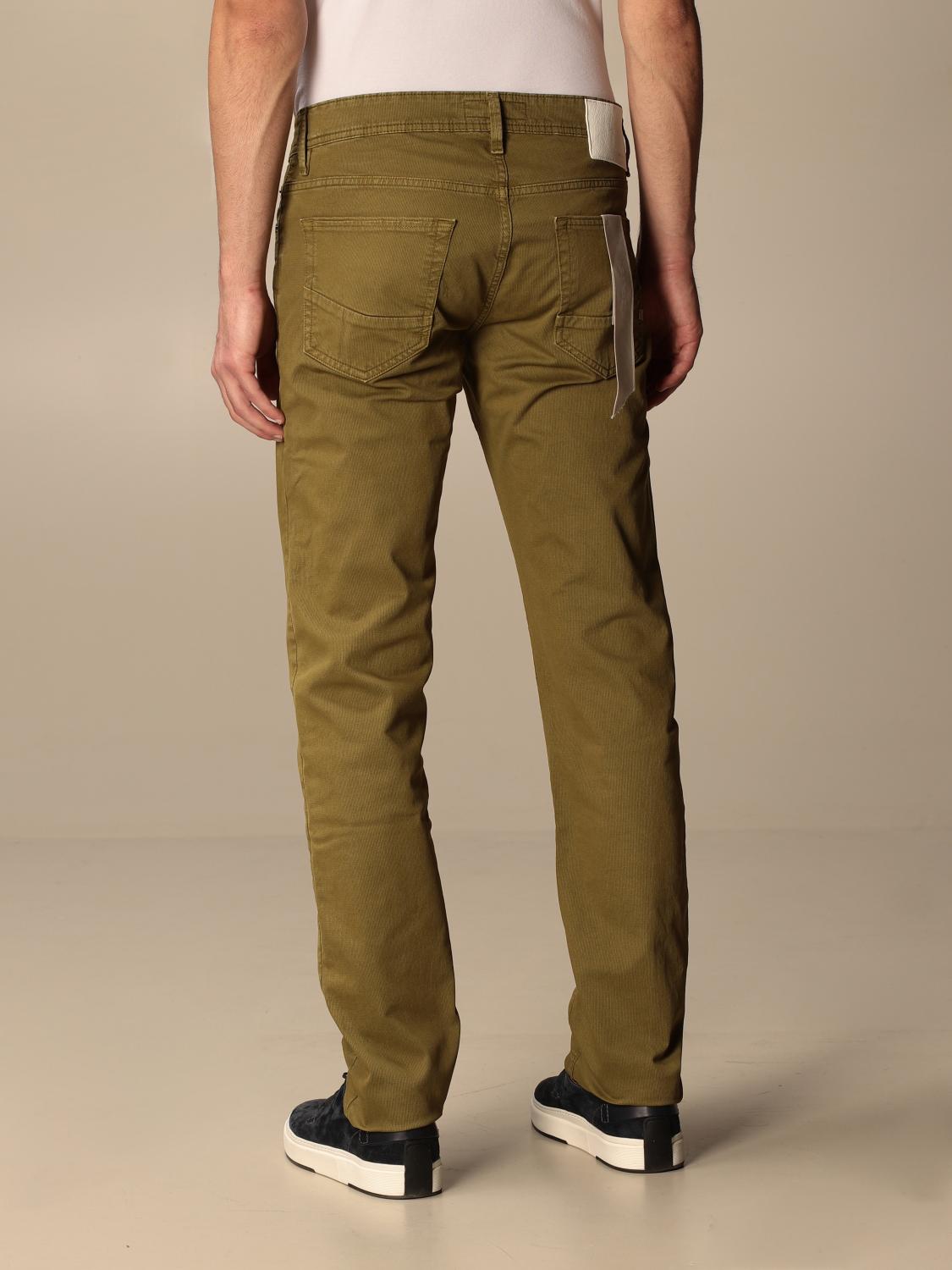 Siviglia Outlet: Pantalone a 5 tasche in cotone - Militare | Pantalone  Siviglia MQ2000 80270 GIGLIO.COM