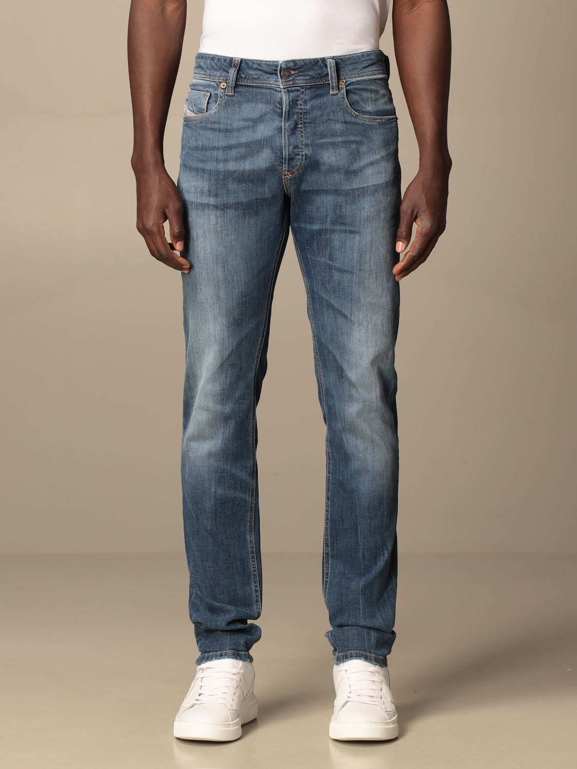 DIESEL: Sleenker-x 5-pocket skinny stretch jeans - Denim | Jeans Diesel ...