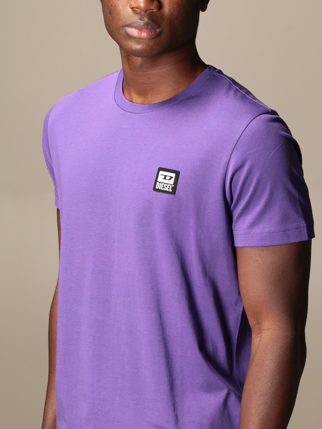 diesel purple t shirt
