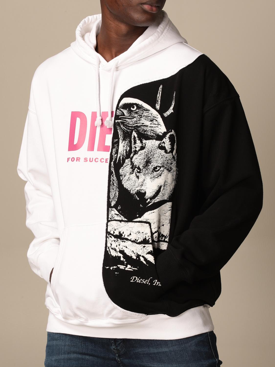 diesel hoodie wit