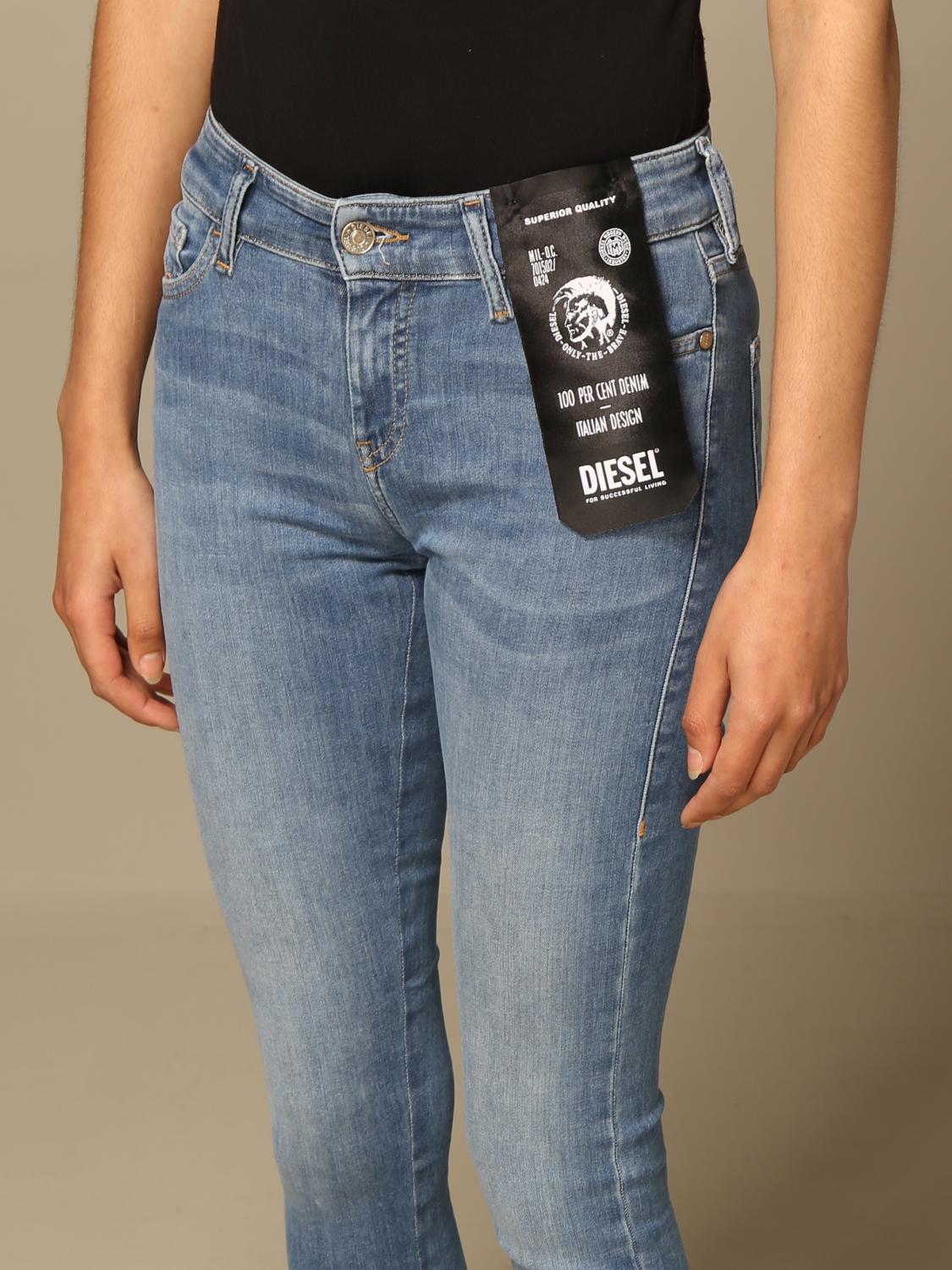 diesel slandy super skinny regular waist