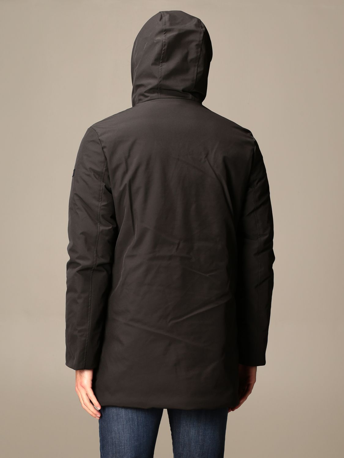 Canadian Outlet City2 wr bio jacket with hood Black Jacket