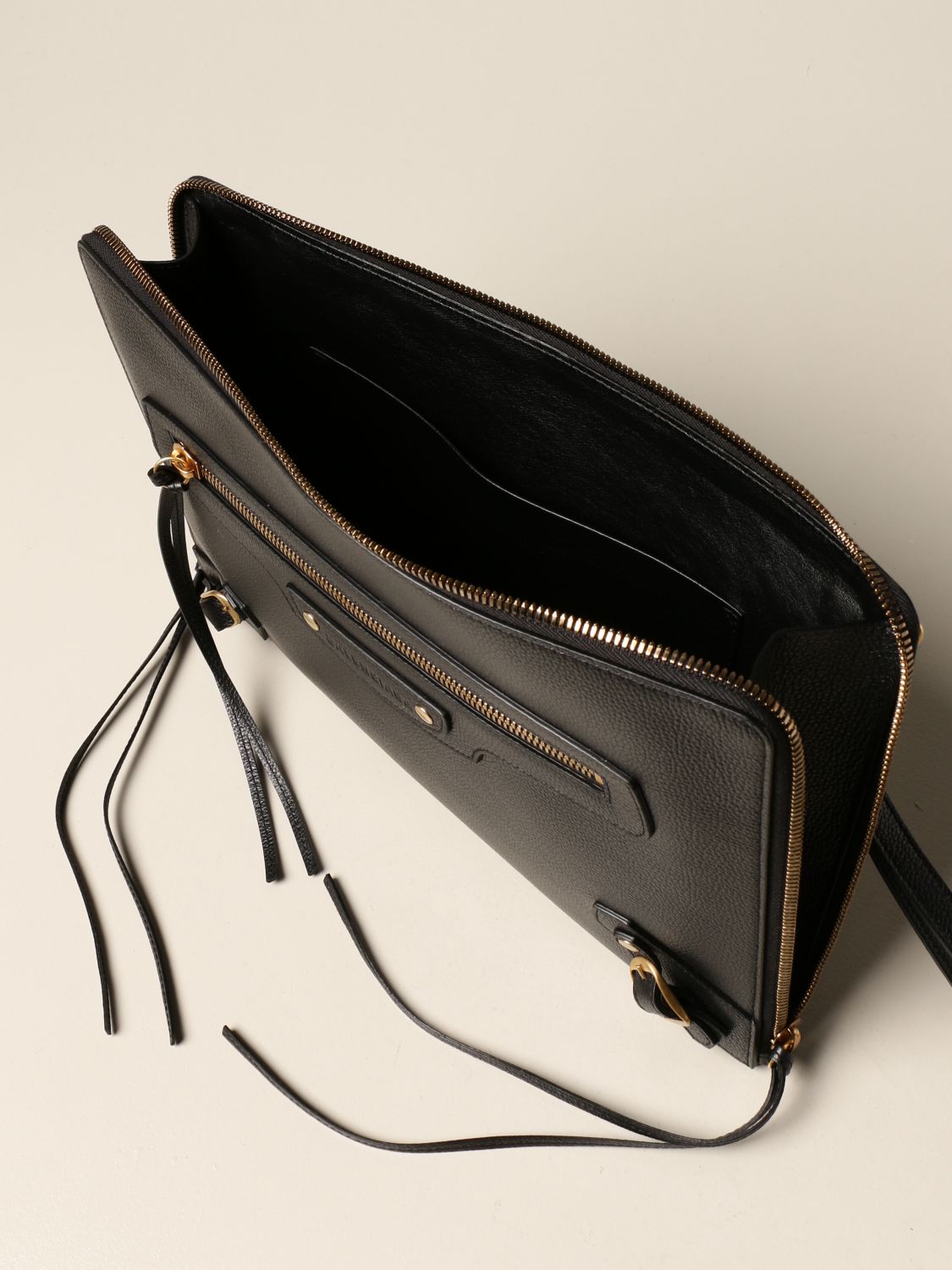 Balenciaga Neo Classic Clutch Bag In Black