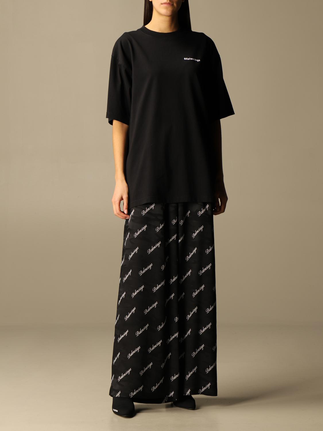 T Shirt Women Balenciaga T Shirt Balenciaga Women Black T Shirt Balenciaga Tjv87 Giglio En