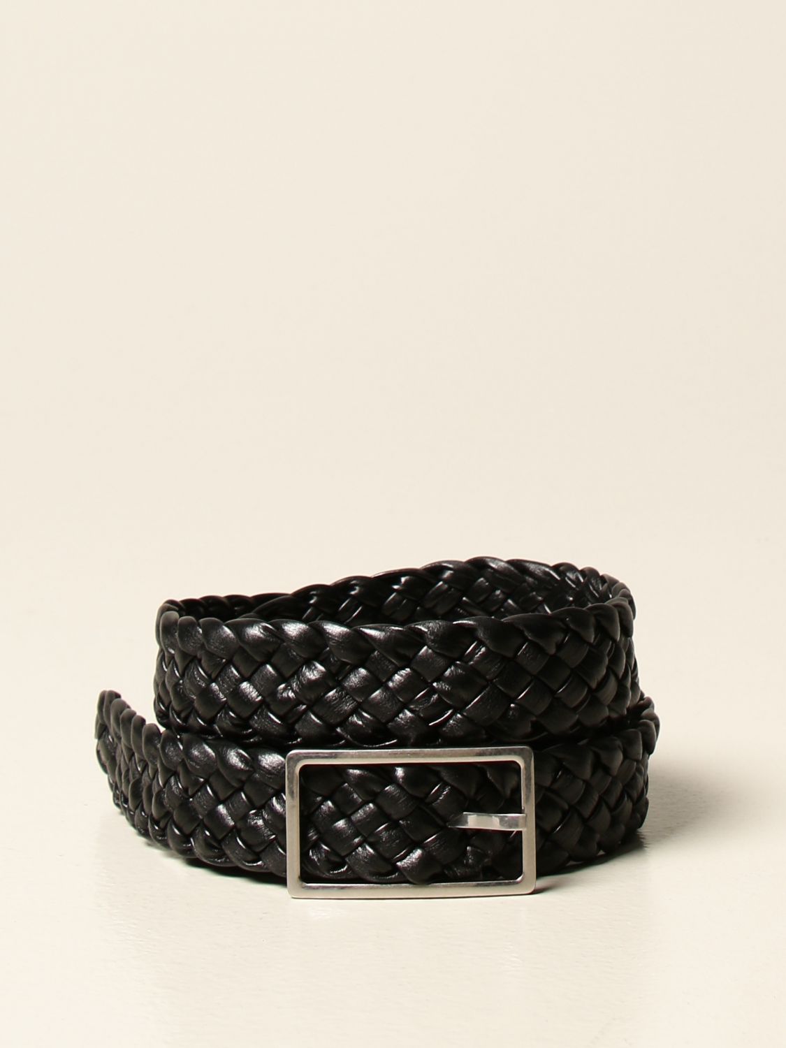 Belt Bottega Veneta: Bottega Veneta belt in woven leather black 1