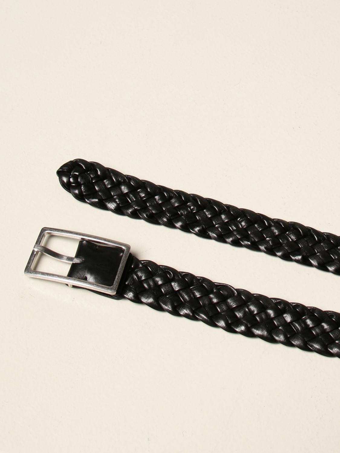 Belt Bottega Veneta: Bottega Veneta belt in woven leather black 2