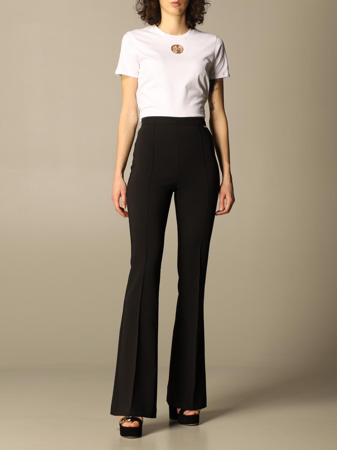Pinko Bello Pantalone Donna In Stoffa Scuba – Elegante, Morbido E Strutturato – Vestibilità Comoda – Colore Unico, Taglia Unica