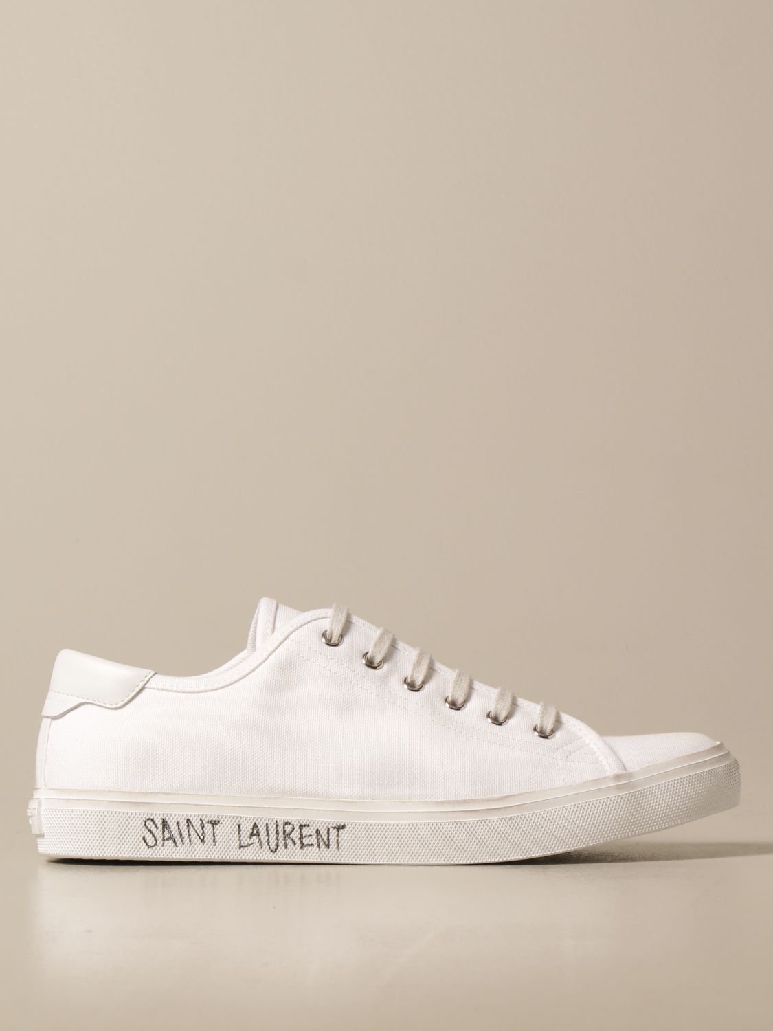 Mens Shoes Trainers Low-top trainers Saint Laurent Leather Sneakers for Men 