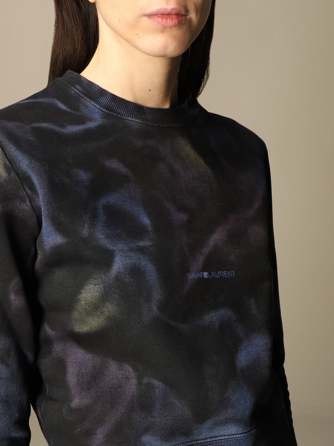 Yves saint laurent tie best sale dye sweatshirt