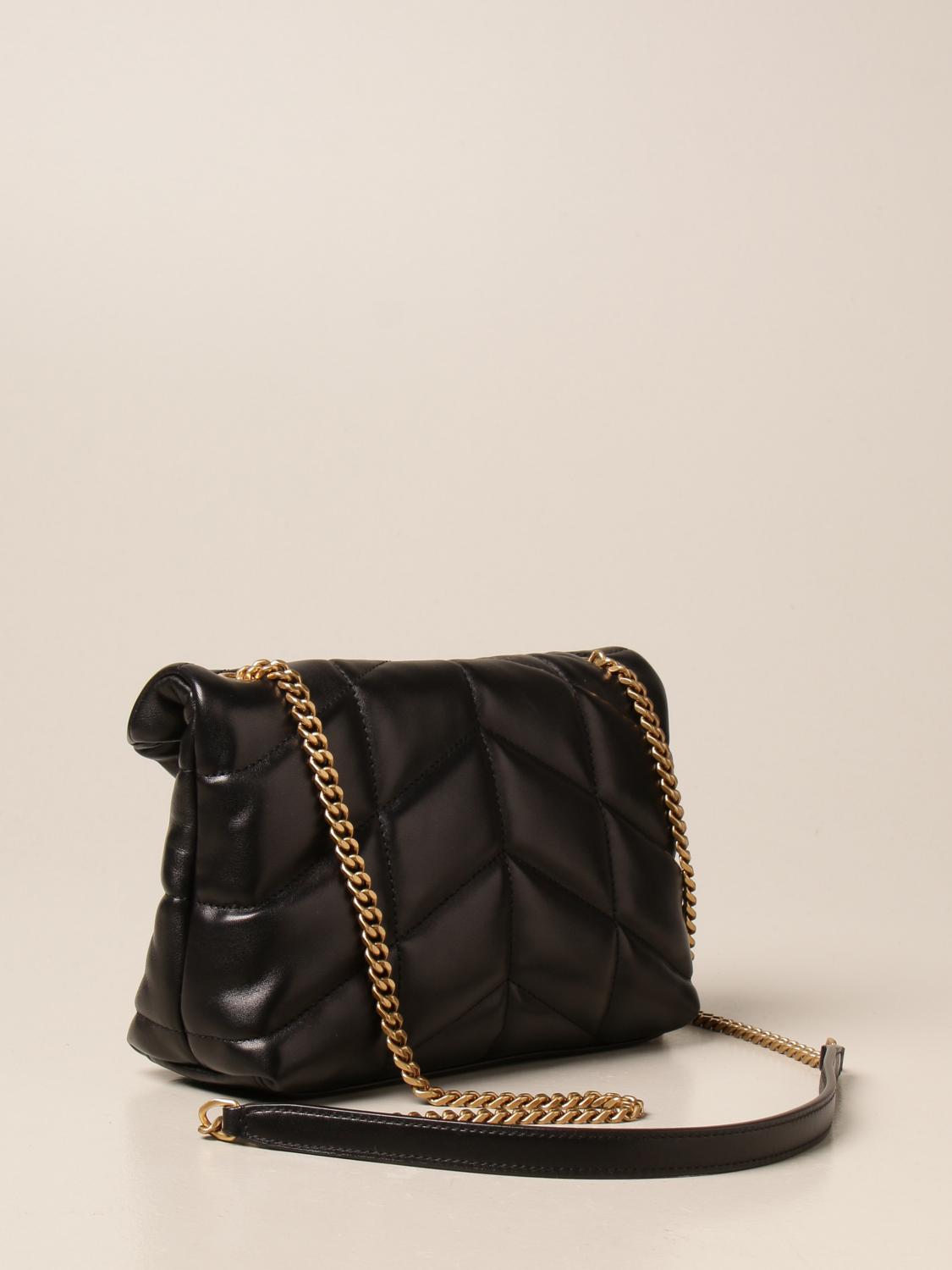 SAINT LAURENT Puffer Toy bag in quilted leather Mini Bag Saint