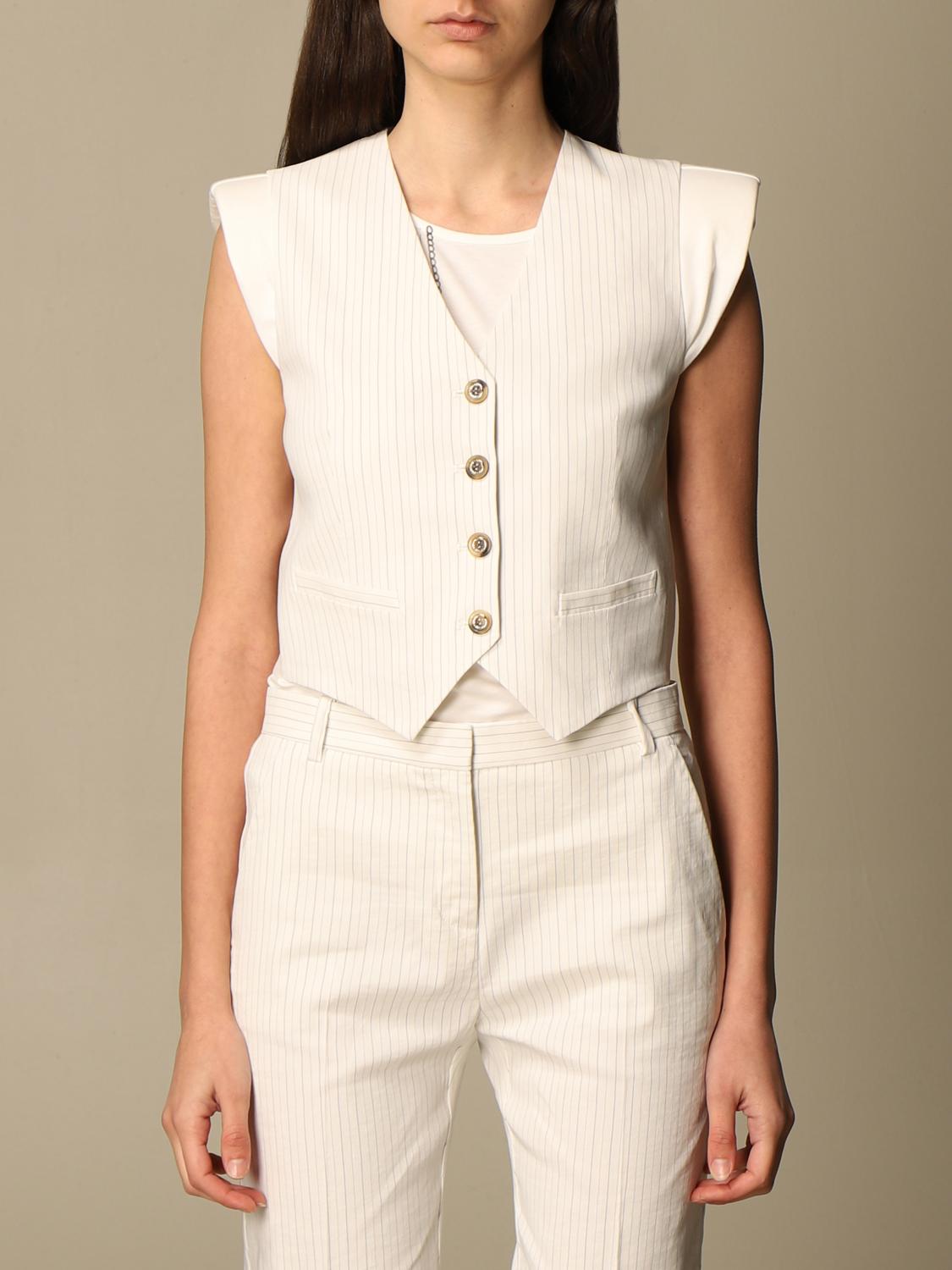 linen waistcoat women's
