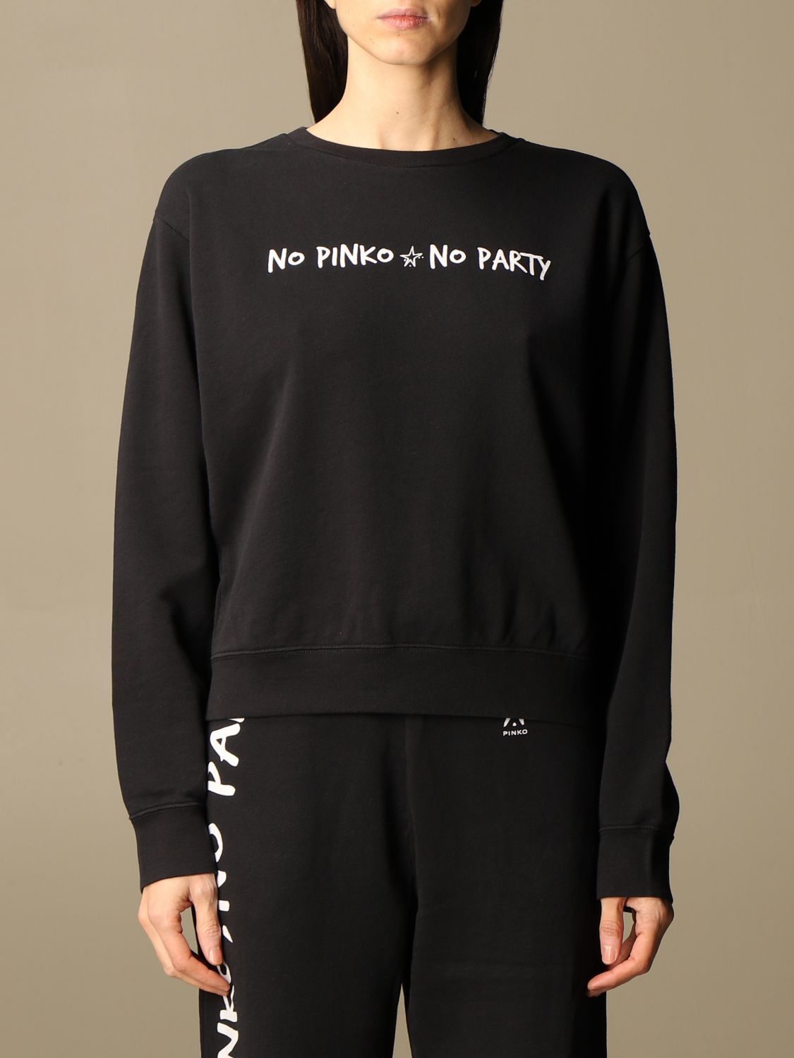 Sweatshirt Pinko: Sweatshirt damen Pinko schwarz 1