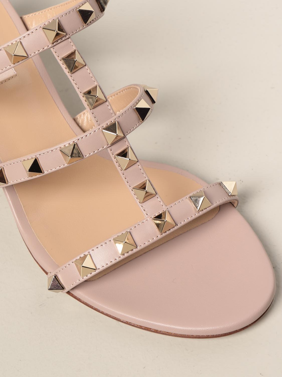 pink valentino sandals