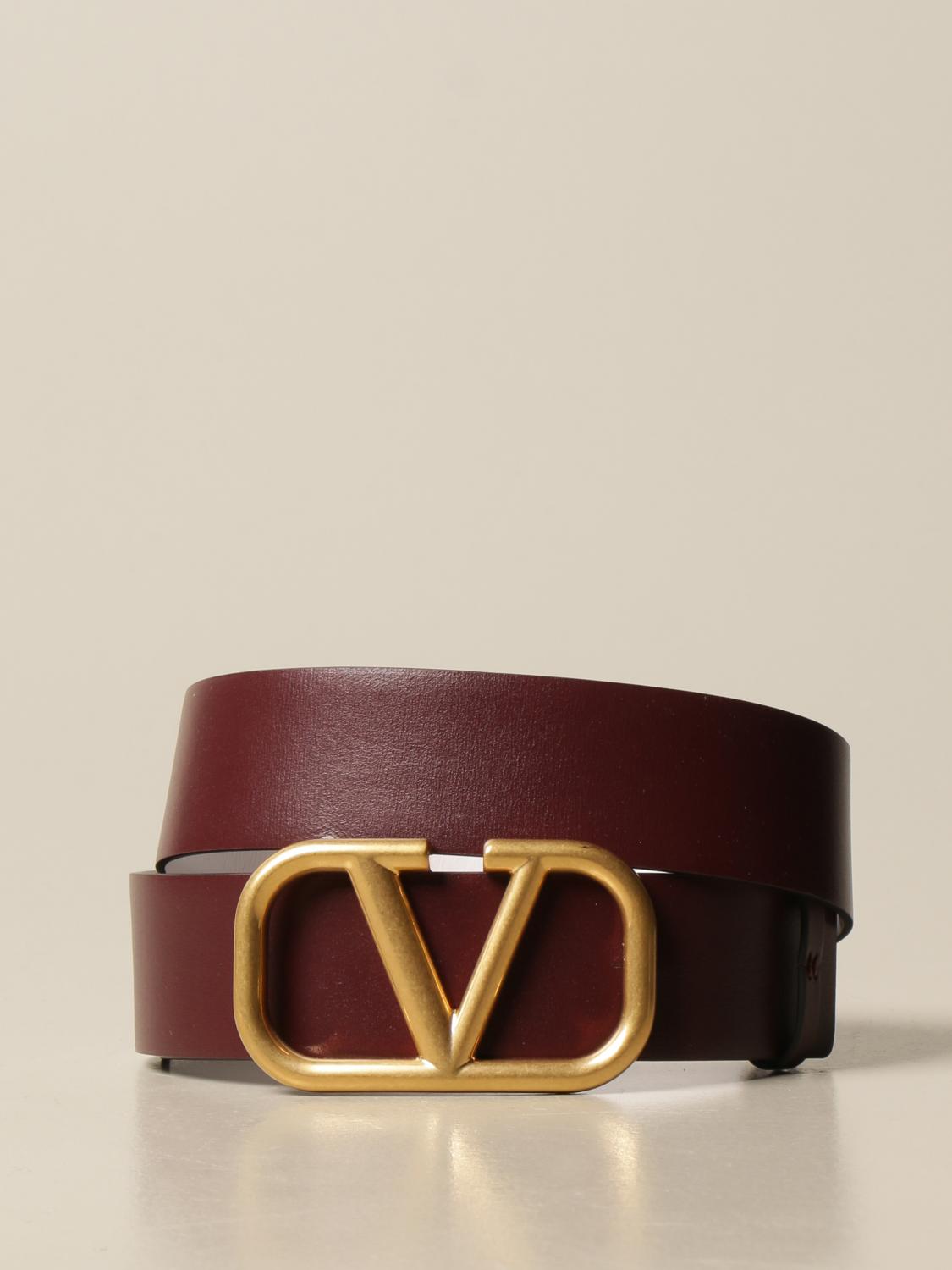 Valentino Garavani 30mm Reversible Vlogo Leather Belt - ShopStyle