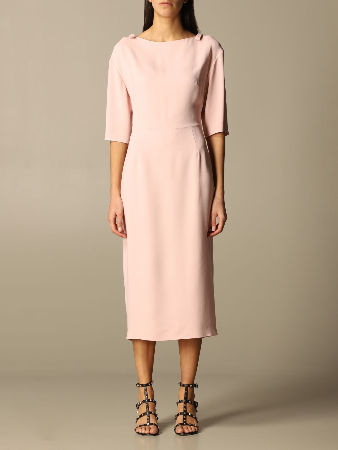 Valentino Outlet: cady midi dress with ...