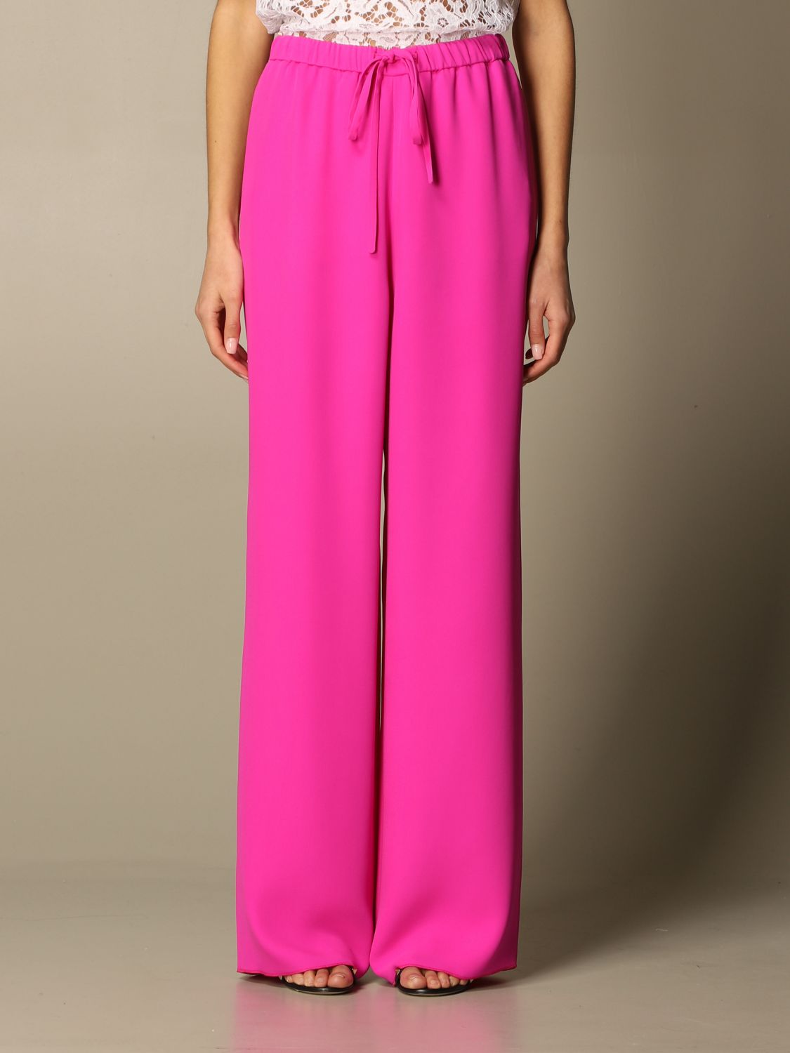 valentino silk pants