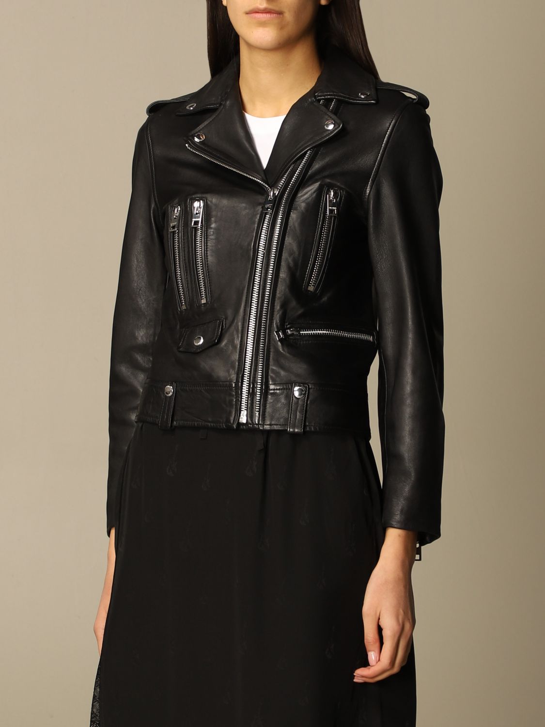 ZADIG & VOLTAIRE: jacket in real leather | Jacket Zadig & Voltaire ...
