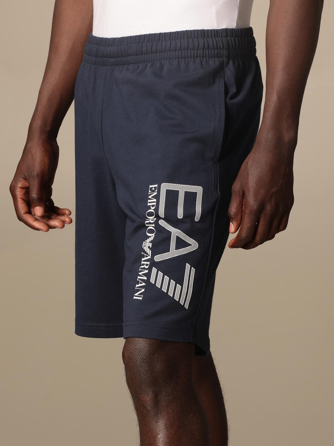 blue ea7 shorts