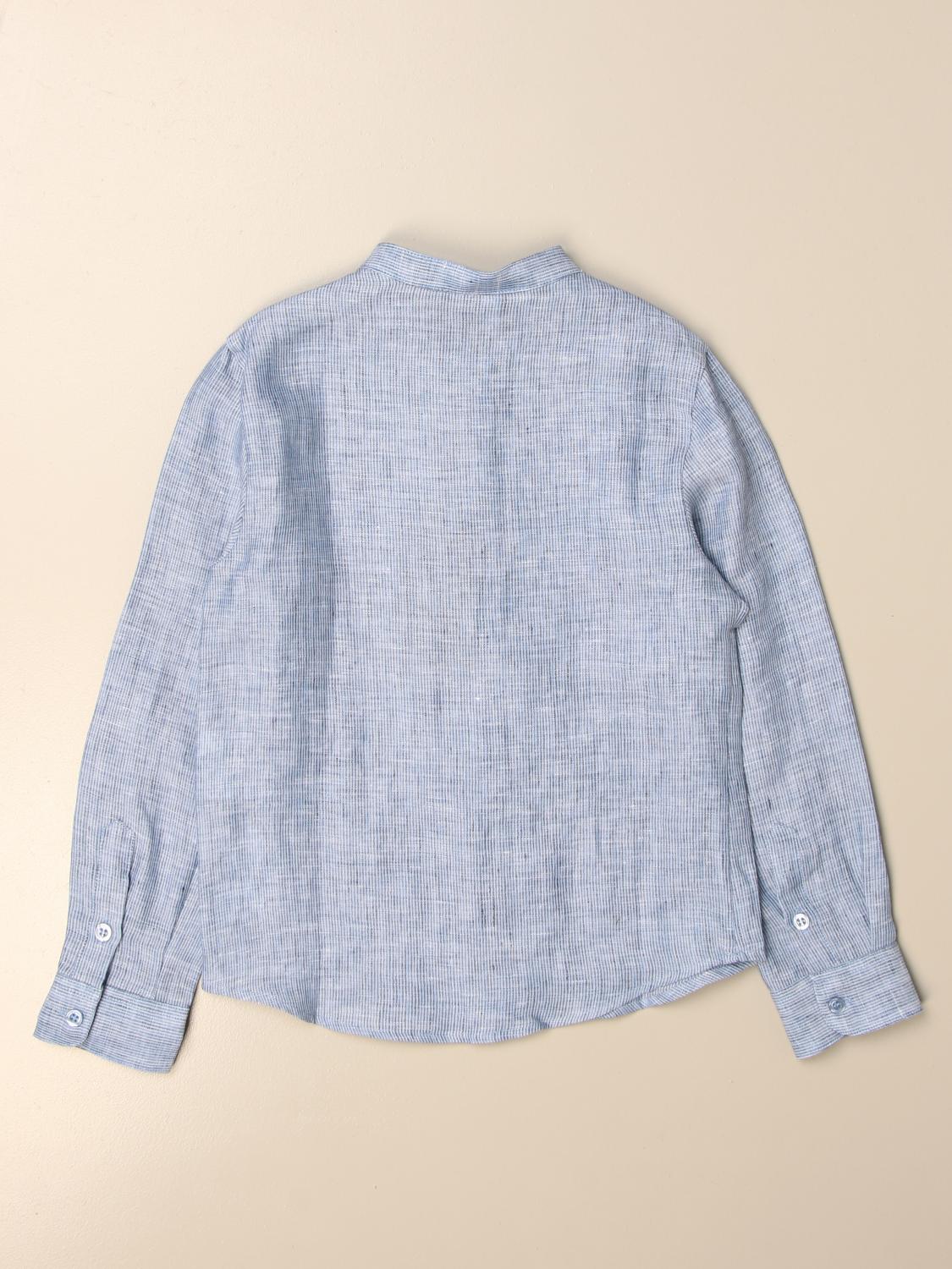 emporio armani linen shirt