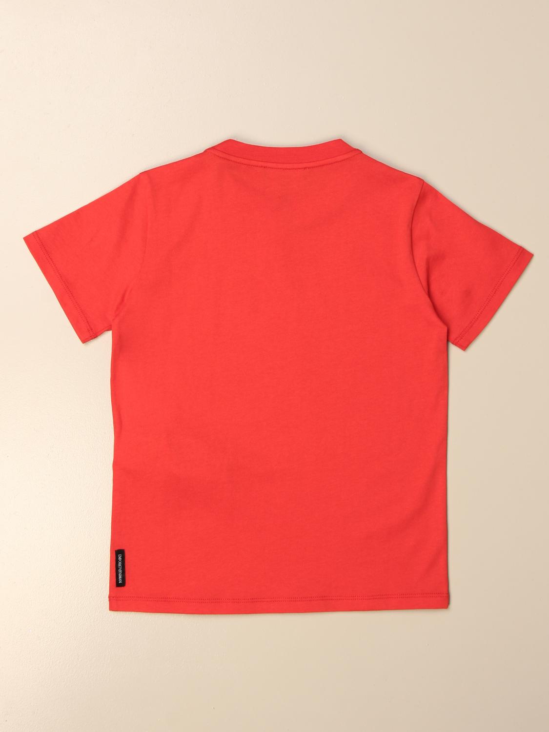 emporio armani red t shirt