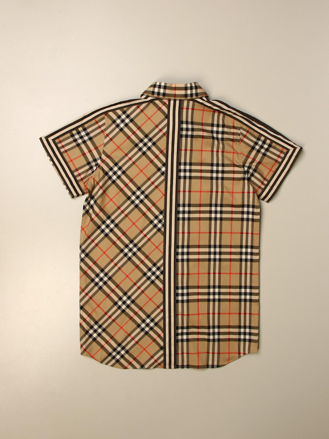 burberry patchwork shirt