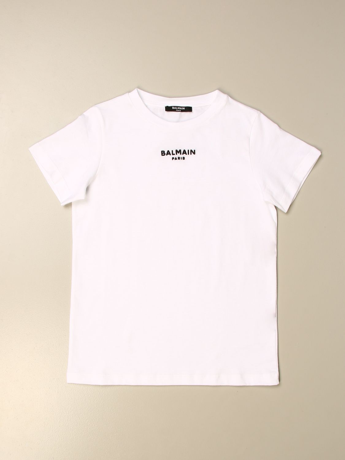 Camiseta Balmain: Camiseta niños Balmain blanco 1