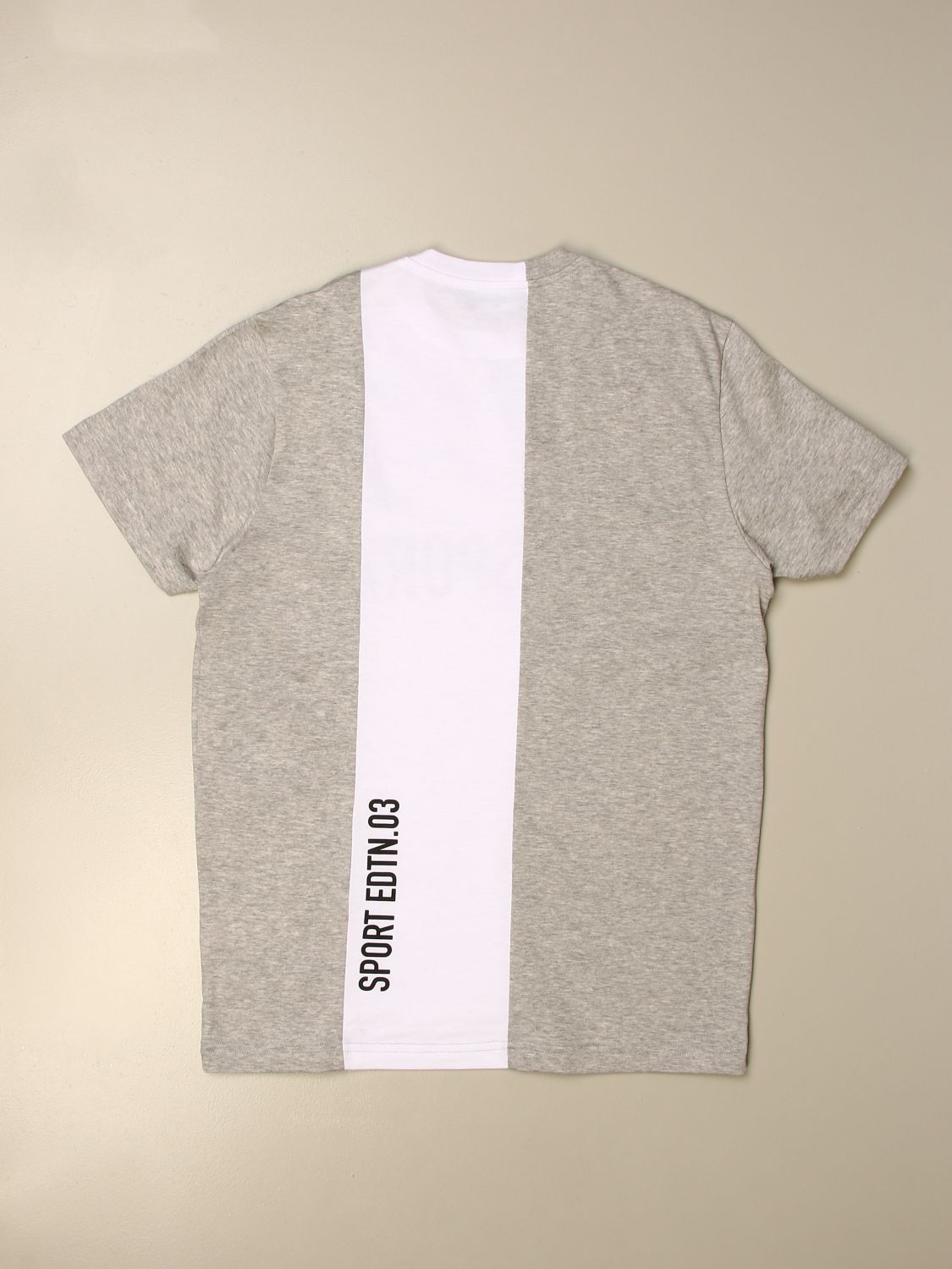 T-shirt Dsquared2 Junior: T-shirt Dsquared2 Junior in cotone con logo grigio 2