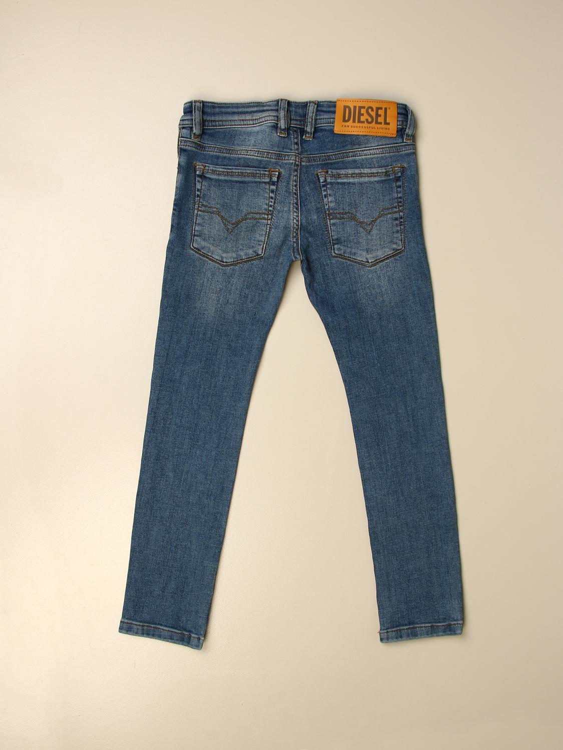 track denim jeans