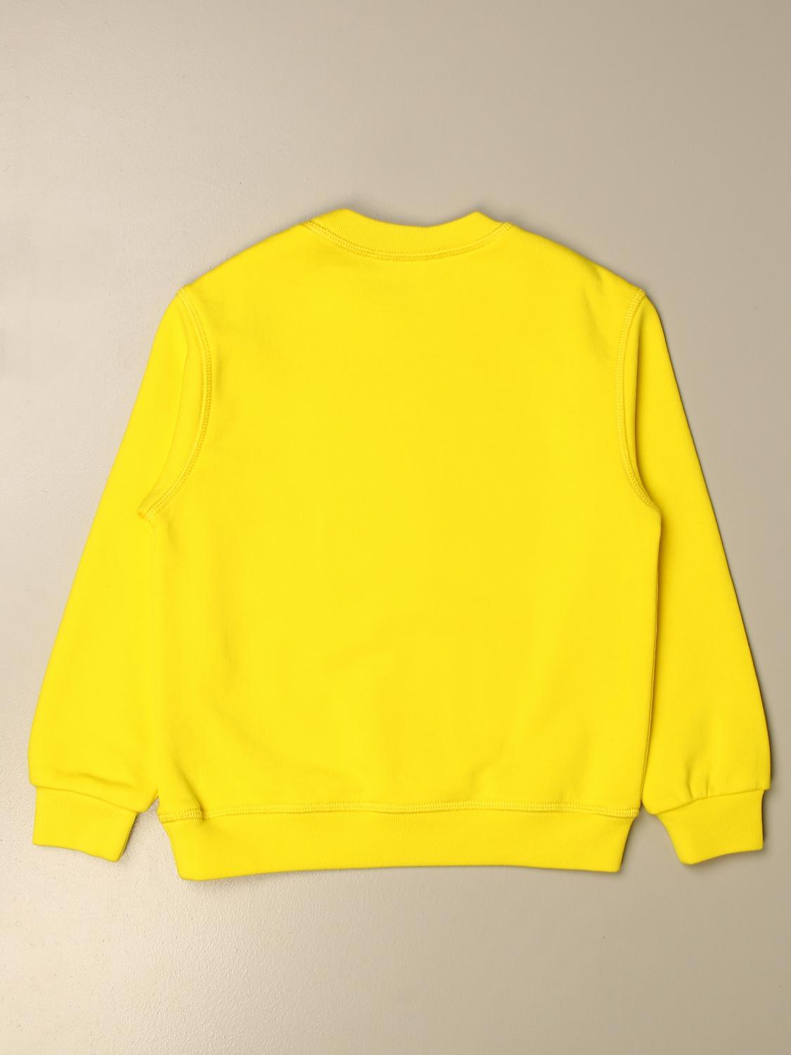 dsquared2 yellow sweatshirt