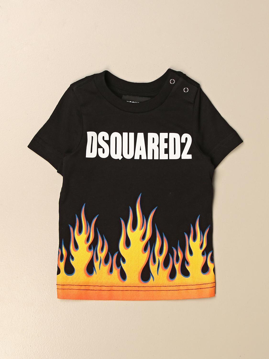 Dsquared 2024 flame shirt