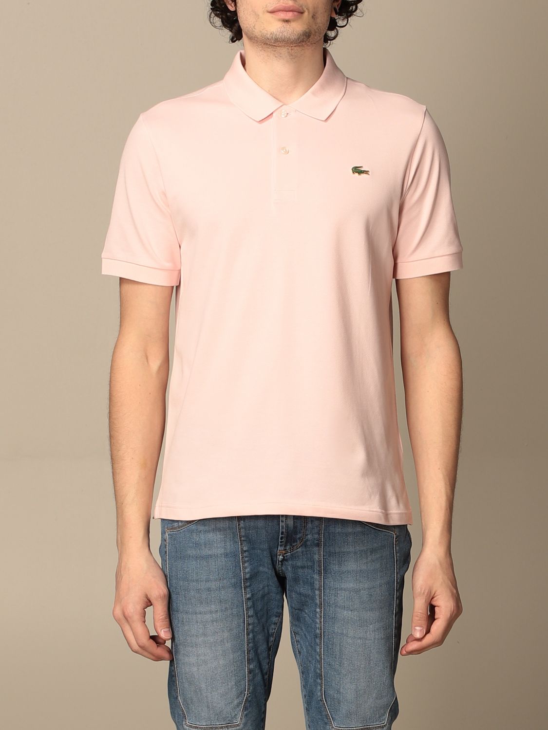 lukker element relæ LACOSTE L!VE: polo shirt for man - Pink | Lacoste L!Ve polo shirt PH9161  online on GIGLIO.COM