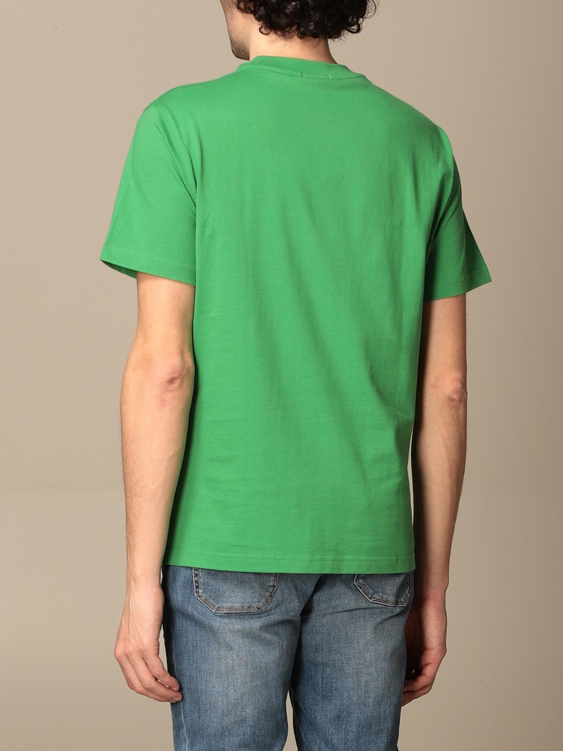 mens green lacoste t shirt