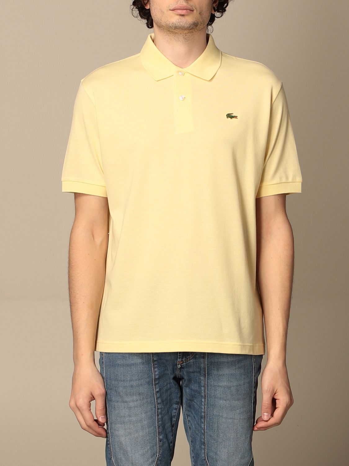 lacoste yellow shirt