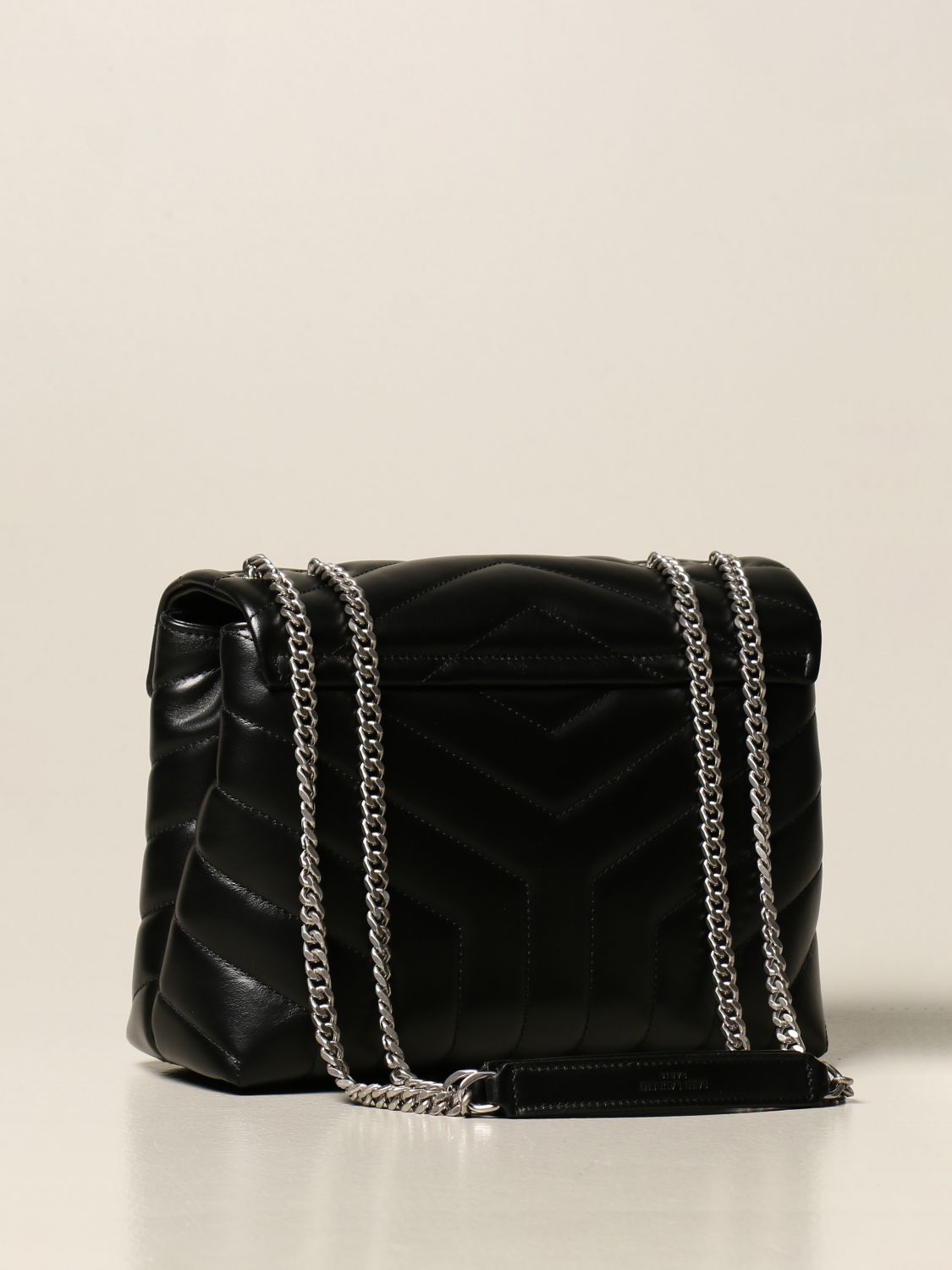 saint laurent genuine leather shoulder bags