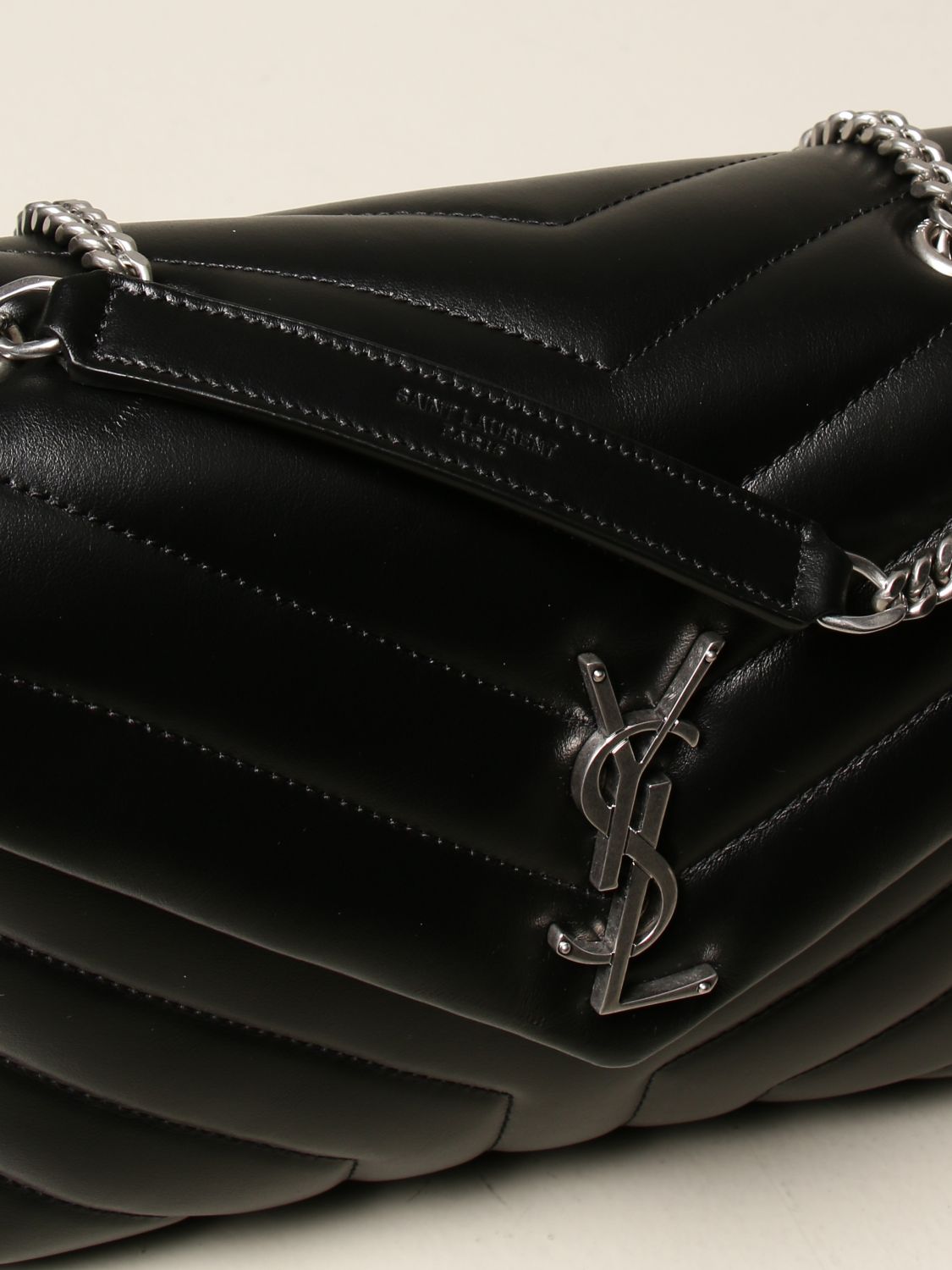 SAINT LAURENT: Toy loulou bag in quilted leather | Shoulder Bag Saint ...