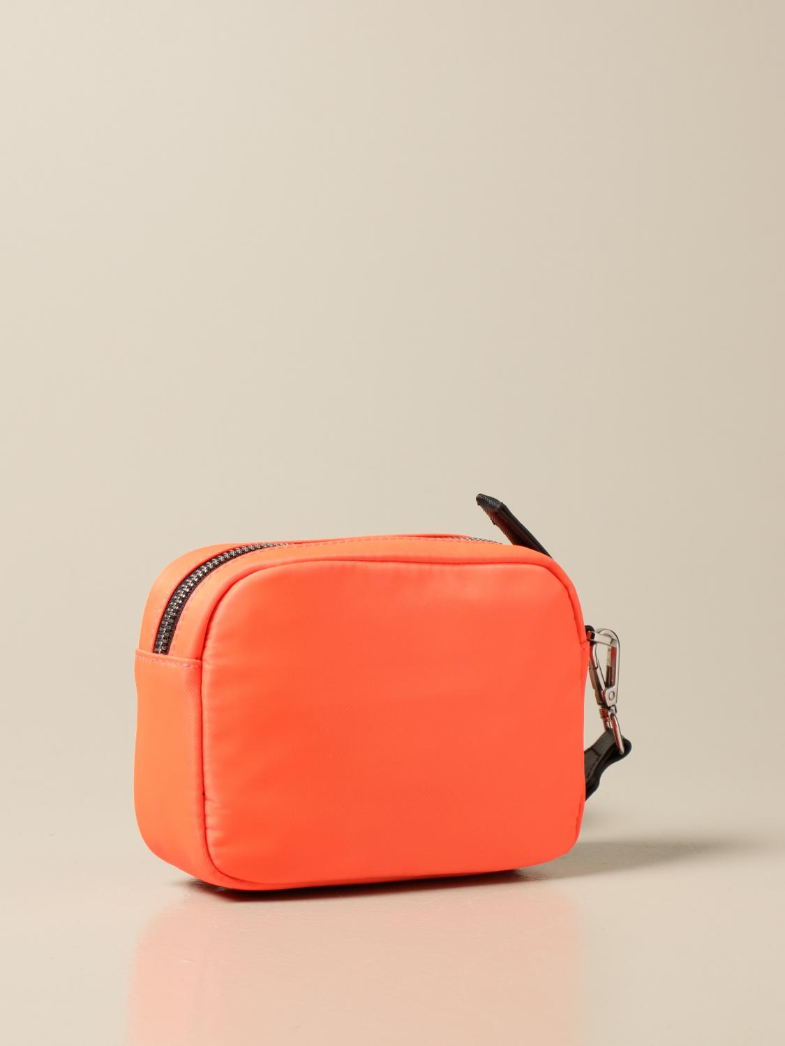 ICE PLAY: Pochette in nylon fluo con logo - Arancione | Clutch Ice Play  7305 6962 GIGLIO.COM