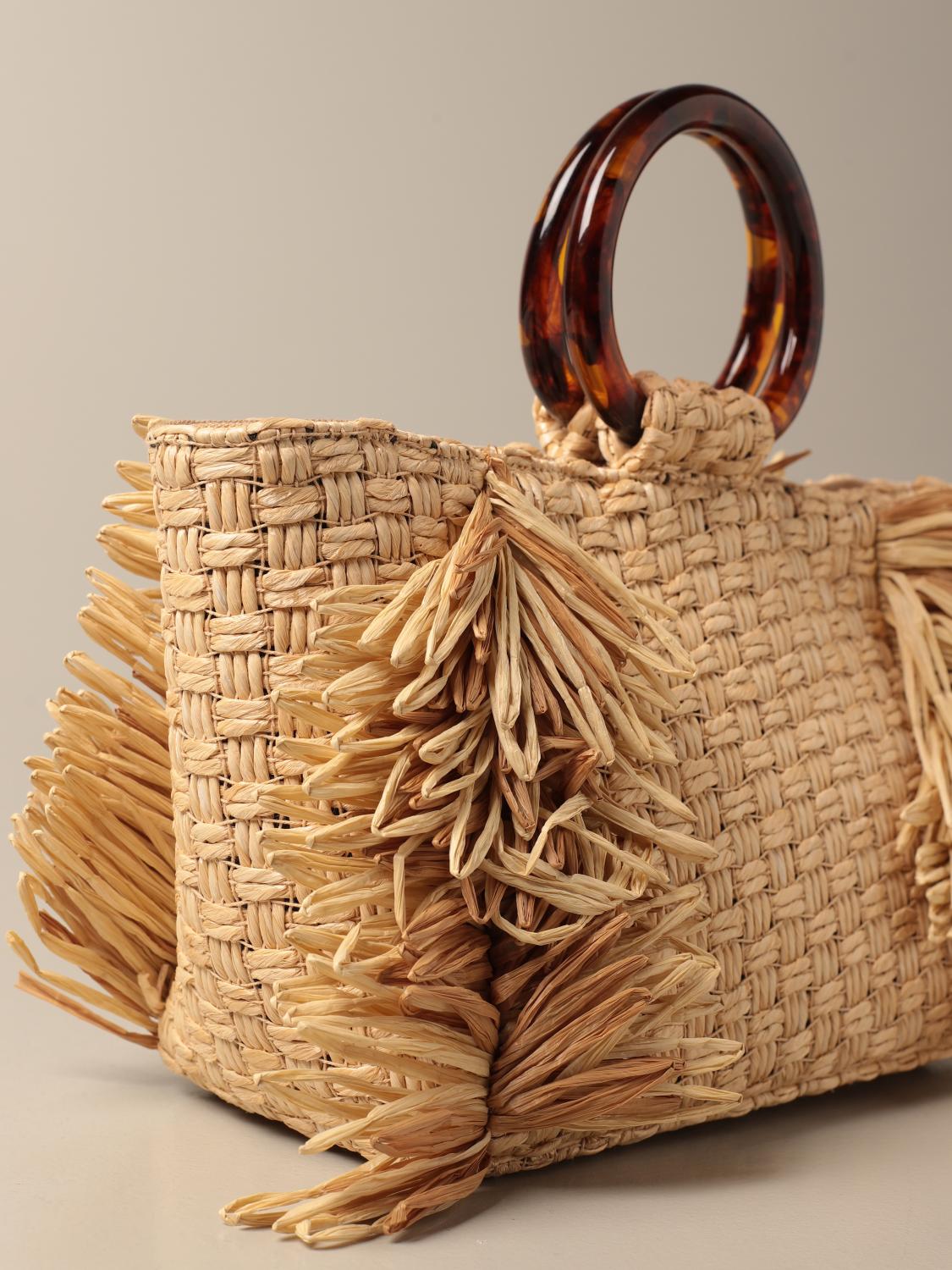 michael kors raffia bag