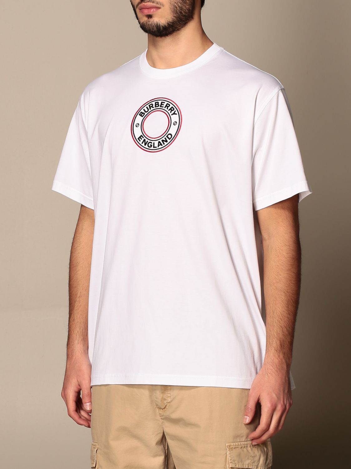 バーバリー(BURBERRY): Tシャツ メンズ - ホワイト | Tシャツ バーバリー 8037048 GIGLIO.COM