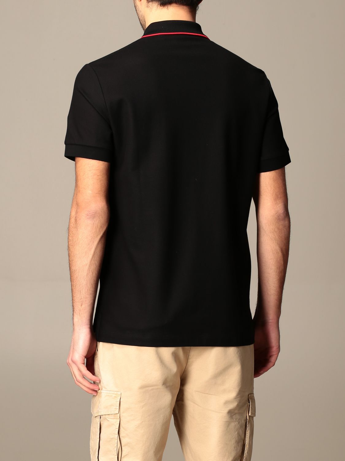 BURBERRY：ポロシャツ メンズ - ブラック | GIGLIO.COMオンラインのBurberry ポロシャツ 8017003