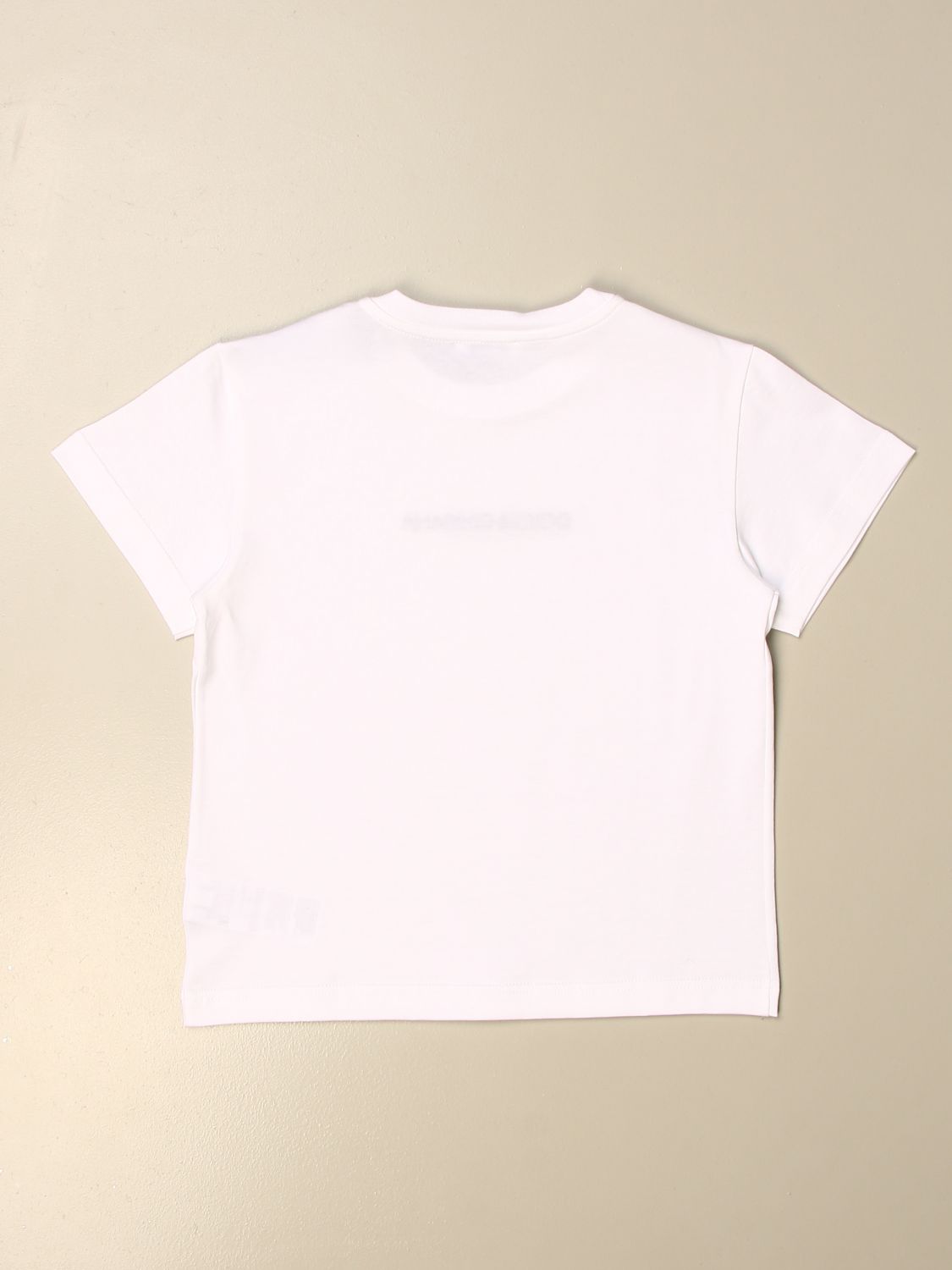 Dolce & Gabbana Outlet: cotton t-shirt with logo - White | Dolce ...