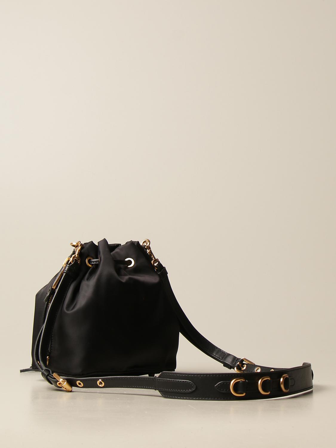 MOSCHINO COUTURE Small nylon bucket Black Moschino Couture