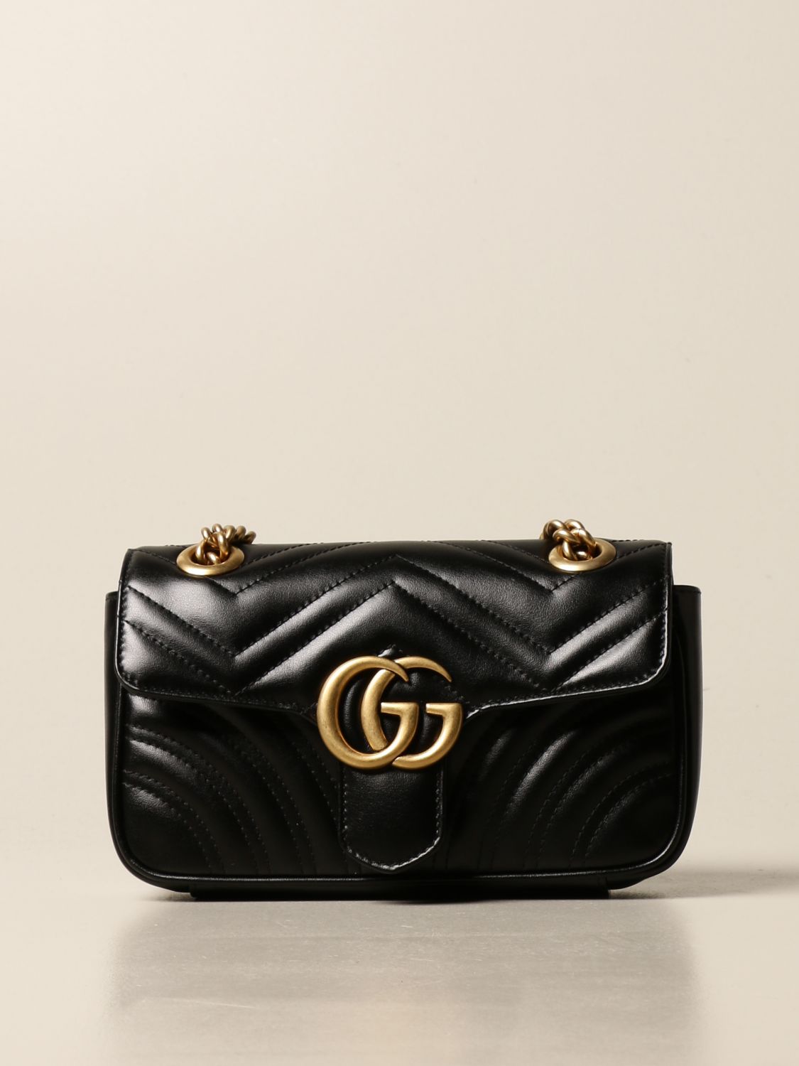 black quilted gucci bag